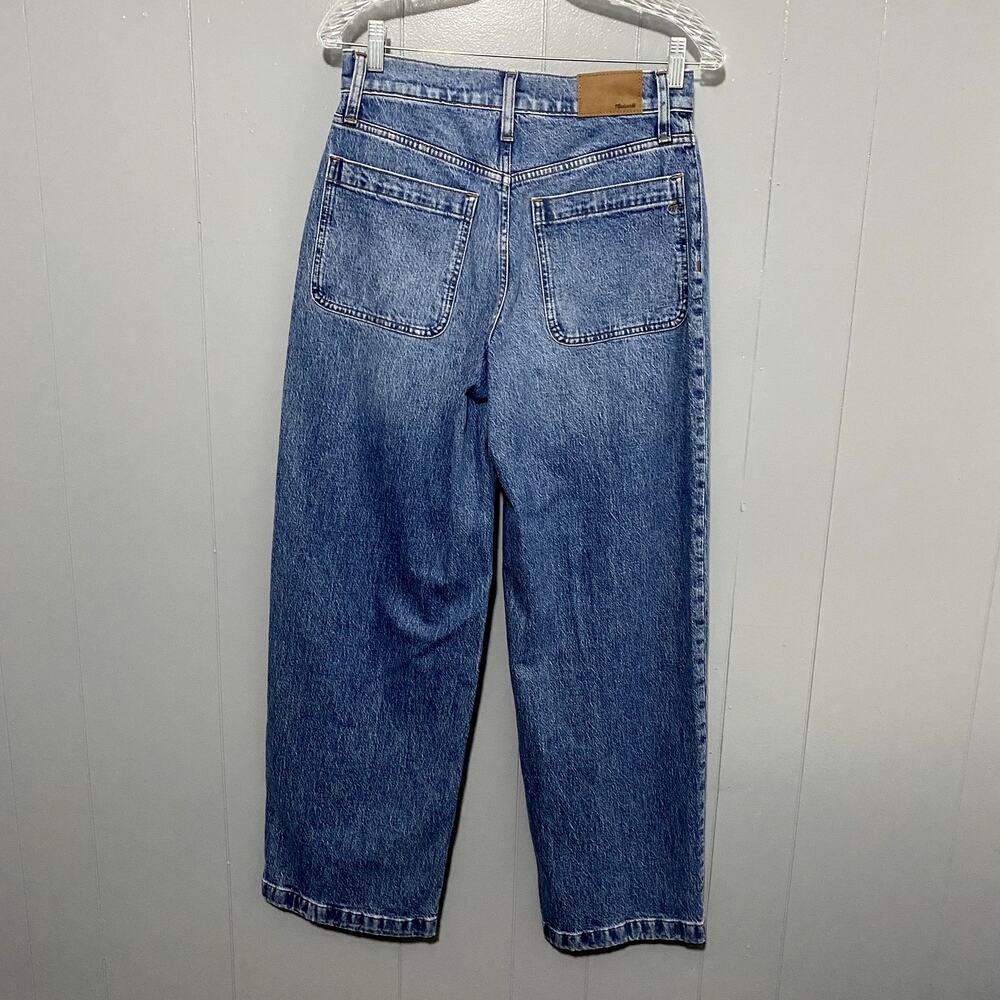 NEW Madewell The Emmett Wide-Leg Full Length Jean Patch Pocket Edition 27 - Picture 5 of 11